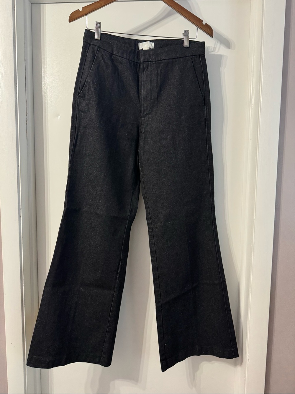 H&M Black Wide-Leg Trouser Jeans